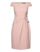 Crepe Off-The-Shoulder Dress Lauren Ralph Lauren Pink