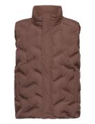 Vest Quilted Minymo Brown