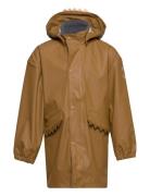 Pu Rain Coat Croco Rec Mikk-line Brown