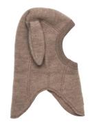 Wool Fullface W Bunny Ears Mikk-line Brown