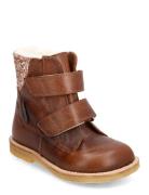 Boots - Flat - With Velcro ANGULUS Brown