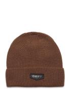 Day Logo Patch Knit Hat DAY ET Brown