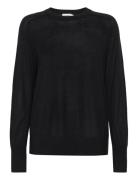 Extra Fine Wool Crew Neck Calvin Klein Black