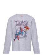 Long-Sleeved T-Shirt Marvel Grey