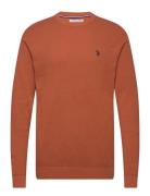 Uspa Knit Eli Men U.S. Polo Assn. Brown