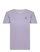 Uspa T-Shirt Cameline Women U.S. Polo Assn. Purple
