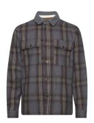 Aklion Check Overshirt Anerkjendt Grey