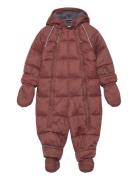Puff Baby Suit W Acc Rec. Mikk-line Brown