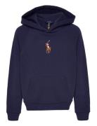 Big Pony Fleece Hoodie Ralph Lauren Kids Blue