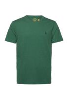 Custom Slim Jersey Crewneck T-Shirt Polo Ralph Lauren Green