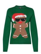 Onlxmas Cookies Ls O-Neck Box Knt ONLY Green