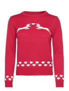Onlxmas Snowflake Ls O-Neck Knt ONLY Red