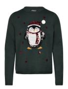Onlxmas Pinguin Pullover Ex Knt ONLY Green