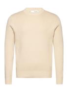 Slhtodd Ls Knit Crew Neck W Selected Homme Cream