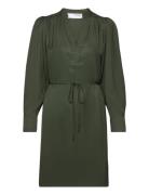 Slfkassandra Ls Short Dress B Selected Femme Green