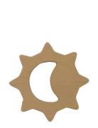Natural Rubber Teether - Sun - Ochre Fabelab Beige
