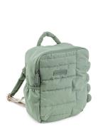 Quilted Kids Backpack Croco Green D By Deer Green