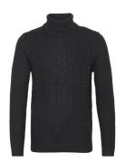 Jjcraig Knit Roll Neck Aw23 Jack & J S Black