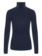 Hapermw Rollneck Blouse My Essential Wardrobe Navy