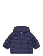 Water-Repellent Down Jacket Ralph Lauren Baby Navy