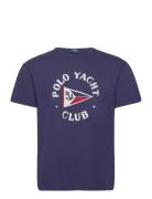 Classic Fit Polo Yacht Club T-Shirt Polo Ralph Lauren Navy