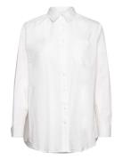 Gaia Shirt Poplin Moshi Moshi Mind White