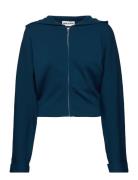 Esgran Ls Hoodie Knit F Enkel Studio Navy