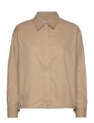 Esarrie Ls Shirt F Enkel Studio Beige