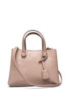 Small Bag With Double Compartment Mango Beige