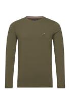 Stretch Slim Fit Long Sleeve Tee Tommy Hilfiger Green