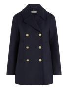 Wool Blend Prep Classic Peacoat Tommy Hilfiger Navy