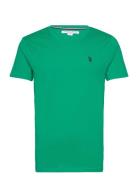 Uspa T-Shirt V-Neck Cem Men U.S. Polo Assn. Green