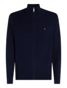 Pima Org Ctn Cashmere Zip Thru Tommy Hilfiger Navy