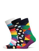 3-Pack Boozt Gift Set Happy Socks Patterned
