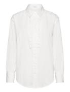 Rwsebony Shirt W/Ruffles Rosemunde White