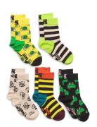 Kids 5-Pack Boozt Gift Set Happy Socks Patterned