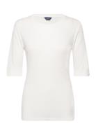 Slim Lightweight Ss T-Shirt GANT White