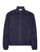 Duke Fleece Coach Jacket Les Deux Navy