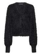 Meena Fluffy Ls Cardigan French Connection Black