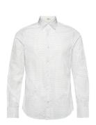 Slim Formal Micro Print Shirt GANT White