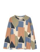 Geometric All Over Long Sleeve T-Shirt Bobo Choses Patterned
