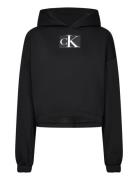 Sequin Hoodie Calvin Klein Jeans Black