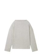 Sweatshirt Stand Up Collar Tom Tailor Grey