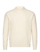 Wool-Blend Sweater With Perkins Collar Mango Cream