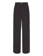 Structure Twill Wide Leg Pant Calvin Klein Black