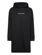 Hero Logo Hoodie Dress Calvin Klein Black