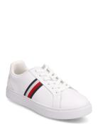 Essential Court Sneaker Stripes Tommy Hilfiger White