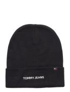 Tjm Linear Logo Beanie Tommy Hilfiger Black