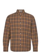 Rel Texture Check Shirt GANT Patterned