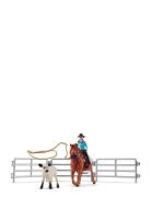 Schleich Cowgirl Team Roping Fun Schleich Patterned
